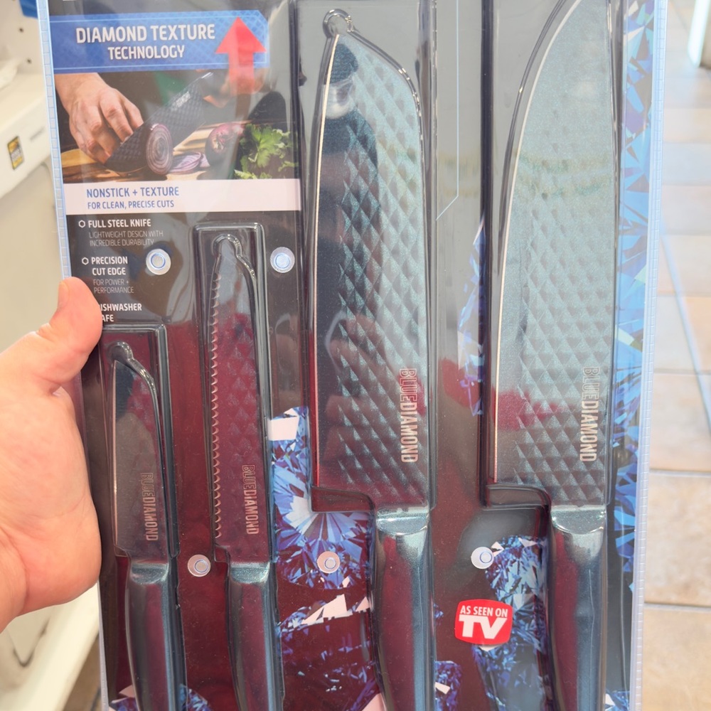 Sharp Stone 14-Piece Knife Set Blue Diamond